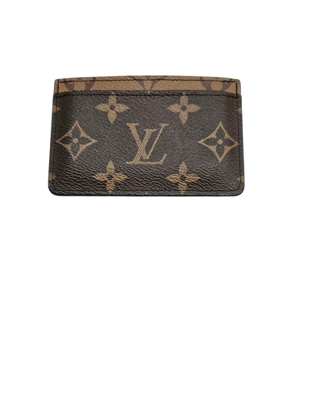 Louis Vuitton Monogram Reverse Card Holder – Excellent Pre-Owned Condition